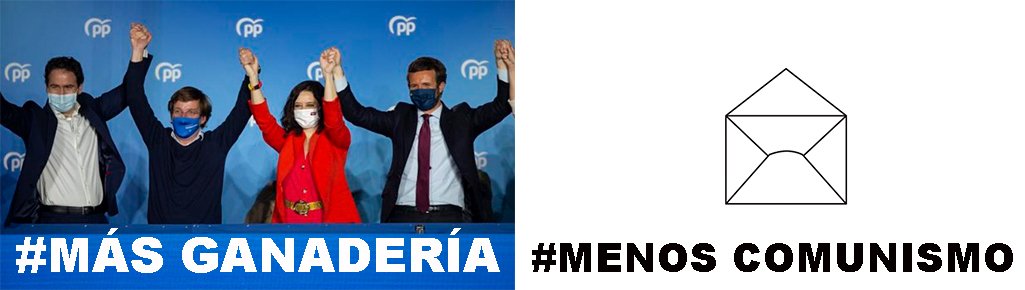 luistebar's tweet photo. #MasGanaderiaMenosComunismo #vivaespaña #estoycopiando #campañapolítica #estaocurriendoahora @El_Plural @elpais_espana @todoesmentiratv @zapeandola6 https://t.co/VanaWp8EL6