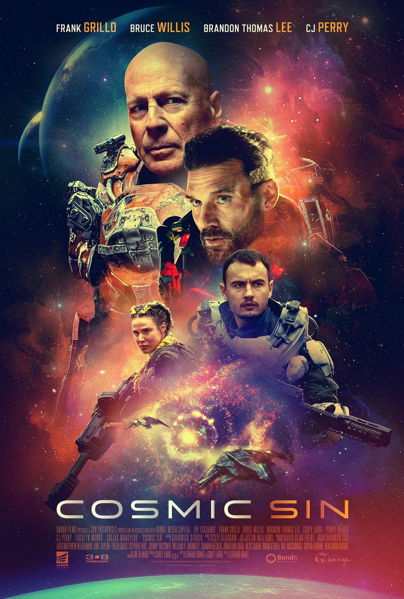 GameForAMovie's tweet photo. Let the Sin begin! Our latest bad movie episode is out! Andre had to watch Cosmic Sin, the latest Bruce Willis starrer. Find out why we call it nepotism the movie, some poster facts and of course the overall plot of this movie! https://t.co/bt8PoL0IeG

Shoutout: @Movies4ReelPod https://t.co/oIV6WLGC8b