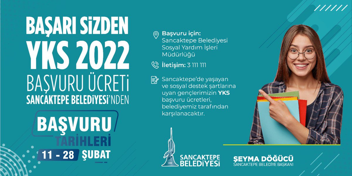 Başarı sizden, #YKS başvuru ücreti bizden! ✏️ 

Hayallerinize doğru emin adımlarla yürüdüğünüz bu yolda, biz daima yanınızdayız gençler. Şimdi birlikte geleceğe yürüme vakti!😎

• Başvuru ücreti ile ilgili detaylara görselden ulaşabilirsiniz😊

 #YKS2022