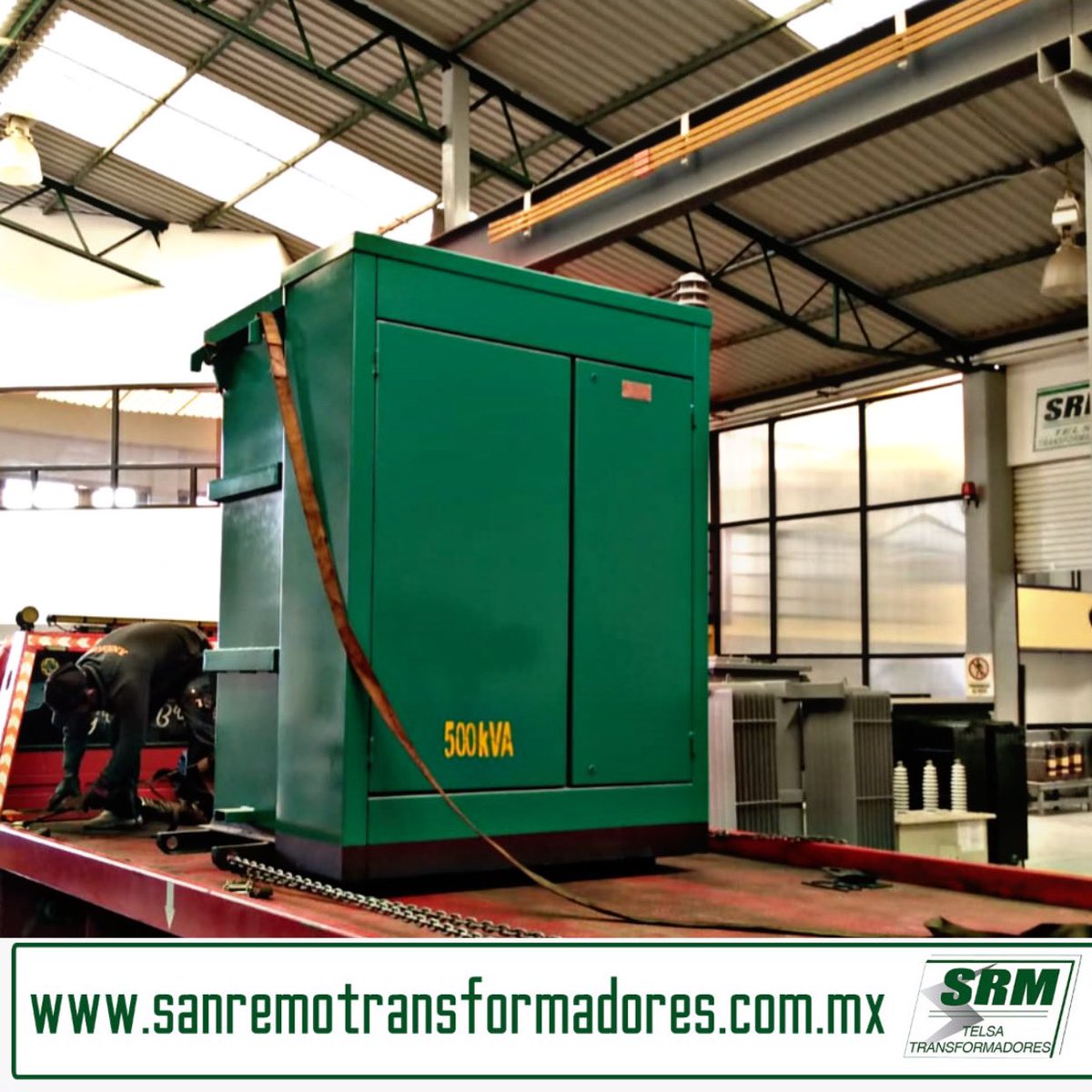 SANREMODEMEXICO's tweet photo. Transformador Tipo Pedestal de 500 kVA que va rumbo a la Máxima Casa de Estudios (UNAM) por Calidad, Precio y Servicio somos su mejor opción. 
#sanremo #calidad #precio #servicioalcliente @unam_mx https://t.co/dkr5DJ85ct