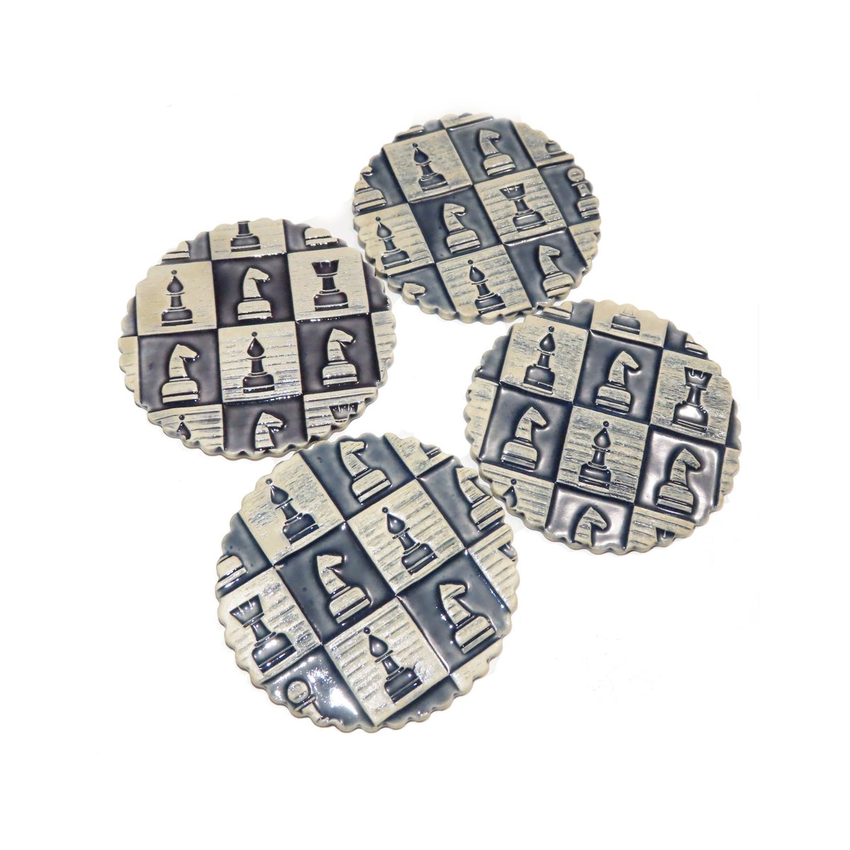JKCJewelry's tweet photo. Gray Chess Pieces Coaster Set, Ceramic Coaster, Drink Holder, Housewarming Gift, Pottery Coaster, Chess Lover, Gift Idea, Set of 4 Coasters https://t.co/LbugxgmVBy #art #Etsyfinds #ceramics #pottery #CeramicCoaster https://t.co/wv0v5wTGq0