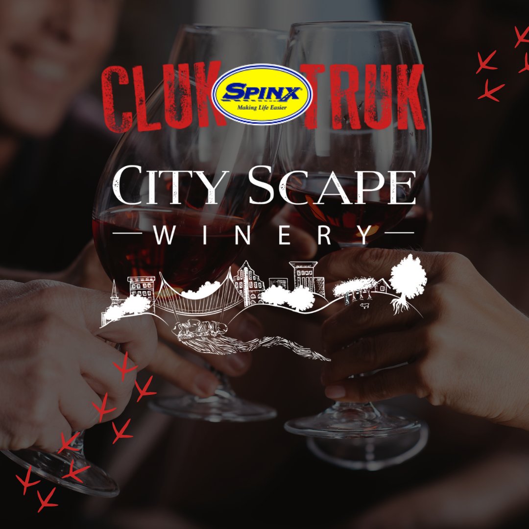 The Truk is headed to City Scape Winery tomorrow from 12-5 pm! What better way to spend the day before we're snowed in? ❄️ ❄️ 🍷 🍷 🍗 🍗