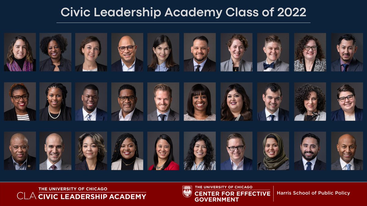 Always grateful to be part of the <a href="/UChicagoCLA/">Civic Leadership Academy at UChicago</a> family &amp; very excited to welcome the newest #CLA22 cohort! Read more about the newest cohort here. effectivegov.uchicago.edu/news/ceg-annou…