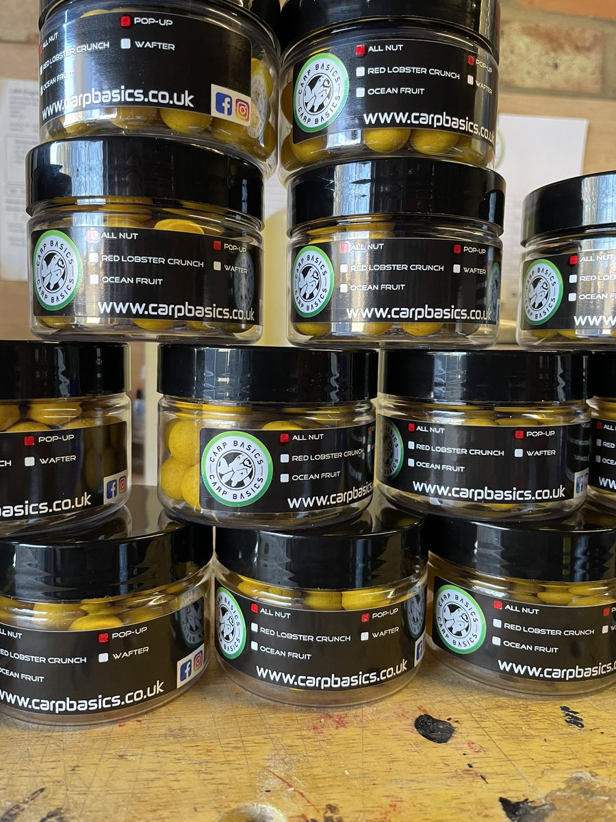 carp_basics's tweet photo. All Nut yellow popups rolled and ready to go . Order yours now via https://t.co/M6C1pApMra https://t.co/VQGNdxqhHV