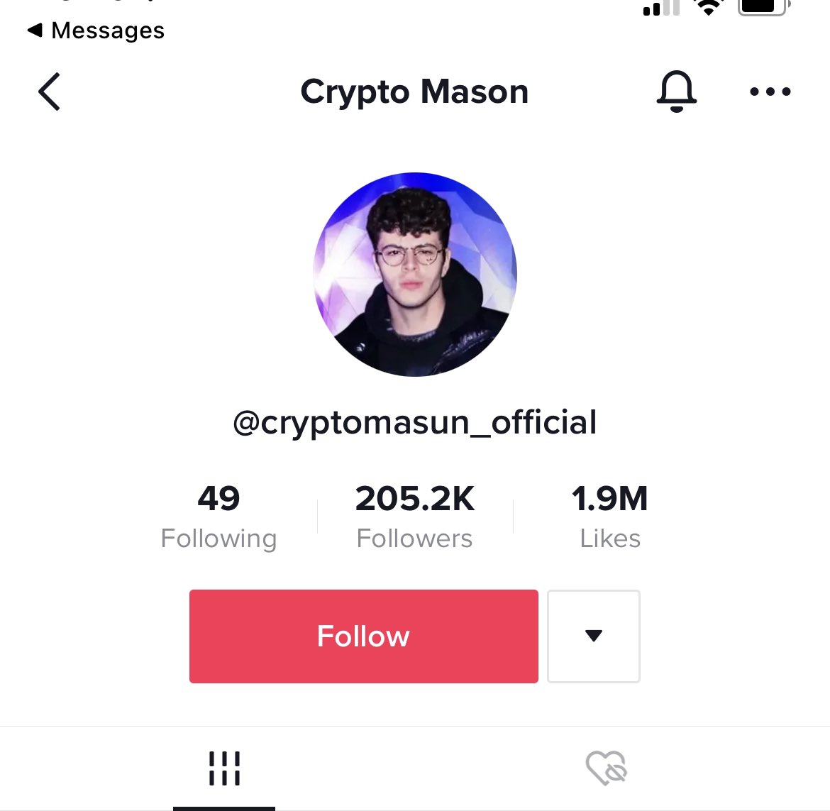 MasonVersluis's tweet photo. Fake account on Tik Tok with 200,000+ followers and 1.9 MILLION likes. 

Can’t even imagine the damage done to peoples lives through this person possibly scamming hundreds or thousands of people. Disgusting.

@TikTokSupport please remove this account. @TikTokSafety https://t.co/P9M7nuV13Q