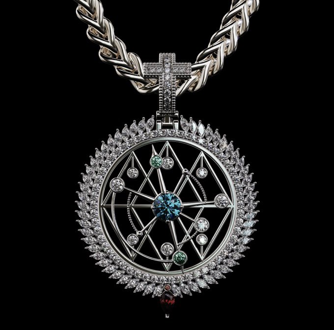 Lowco_Chick's tweet photo. So Icy 🥶 @chains_nft loving my new pieces! Phenomenal work! @cryptojeweler 🔥🔥🔥 https://t.co/FJA95e7JrA