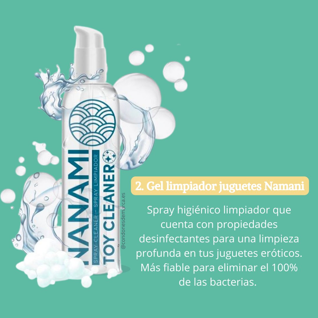 CondonesDeMarca's tweet photo. ¿Sabías cómo limpiar tus juguetes sexuales? 😏
Hoy te explicamos cómo hacerlo para que te duren más tiempo⏰, además de ayudar a evitar infecciones. 
Y tú, ¿cómo limpiabas los tuyos?😜
Encuentra el limpiador en: https://t.co/8UtTPkYdHz 
#LimpiadorSexual #JuguetesSexuales https://t.co/RV3dRggpAw