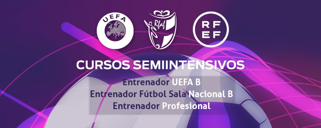 🔴 ¡Apúntate a las convocatorias semiintesivas de UEFA B, NACIONAL B FÚTBOL SALA y ENTRENADOR PROFESIONAL!

👉 Más información en la web de <a href="/RFAF/">RFAF</a>:  bit.ly/3fnSfkv