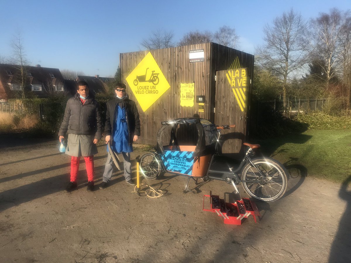 velowomon's tweet photo. Reprise du partenariat technique avec #imefacilitedbarbieux #velocargo #laboiteavelow #solutionvelo @VilleLambersart https://t.co/gehj3lisZs