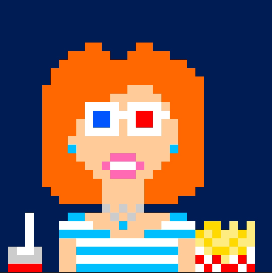 CrazyCaroline90's tweet photo. Crazy Caroline watched a movie tonight. 🎥🍿

I think I should mint this, any suggestions for the price? 

Let me know your opinion, just for fun. Maybe the same price in our minds. 

#CrazyCaroline #NFT #NewMint #opensea #NFTCommumity #newproject https://t.co/OapX26Msau