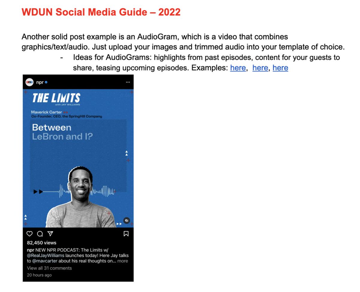 coxinstituteuga's tweet photo. Best social media practices was a common way Digital Natives helped Georgia newsrooms last week. @llenz99, with a bit of help from @Sarah_Donehoo, built a guide for @WDUNRadio with tips, examples and walkthrus of programs like Audiogram, Instagram and social scheduling/analytics. https://t.co/14bXQOODqJ