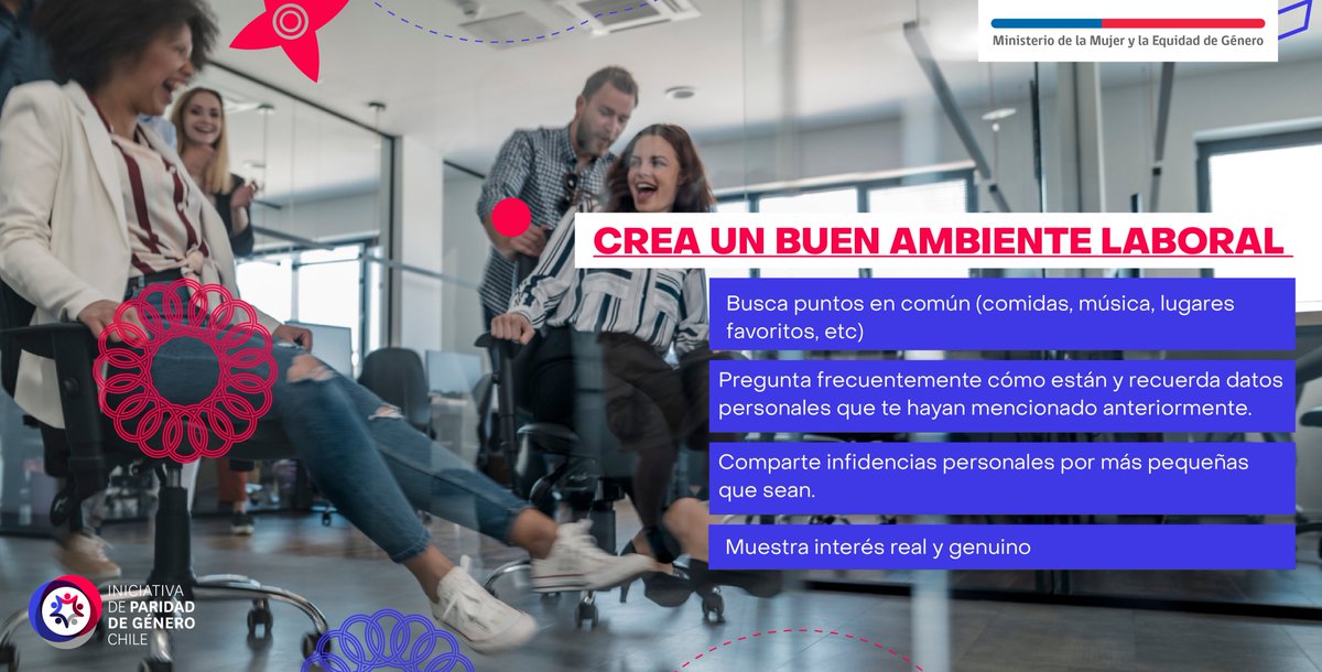 Una buena manera de armar un buen ambiente laboral es formando conexiones con tus compañer@s de trabajo. Existen maneras muy simples de forjar este tipo de vínculos.
¡Te dejamos unos tips muy fáciles de llevar a cabo, sea cual sea tu área o rubro!