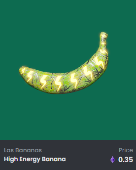 LasBananasNFT's tweet photo. High Energy Banana!!! #Collectible #NFT #Art
Check out this item on OpenSea https://t.co/MEcnfLacde via @opensea https://t.co/ftv6WxXVop