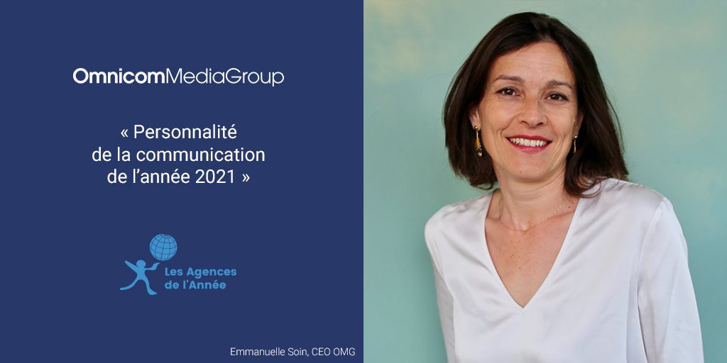 Bravo à <a href="/EmmanuelleSoin/">Emmanuelle Soin</a>  – CEO #OmnicomMediaGroupFrance, élue « Personnalité de la communication de l’année » pour la 42e édition du #GRANDPRIXDESAGENCESDELANNÉE
cutt.ly/mIhOxnh