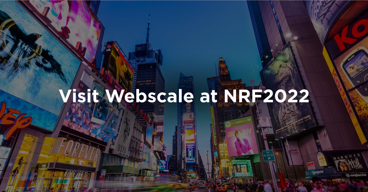 WebscaleNet's tweet image. Going to #NRF2022? 

Come see us at booth #1704 to witness the launch of a brand new #CloudEDGE solution that delivers blazing performance and industry-leading #CoreWebVital scores for your storefront.

Schedule a Meeting: webscale.com/nrf2022/ #CWV #event