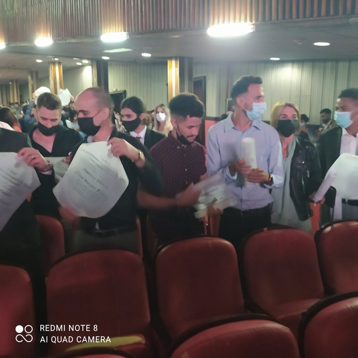 Fotos de la graduación de ingenieros electricistas de la CUJAE.