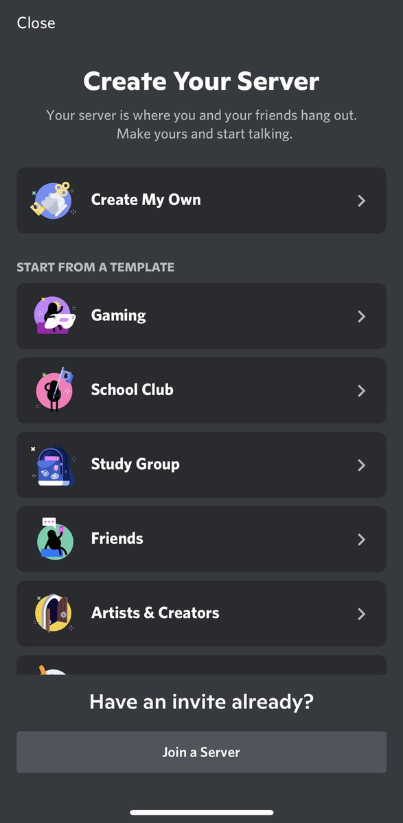 TastyBonesNFT's tweet photo. tip for mobile users:

1. click + icon on the left panel of discord
2. click ‘join server’
3. enter the code 👇

you’re welcome 💀 https://t.co/rRqt03iXLK