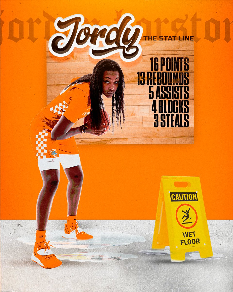 LadyVol_Hoops's tweet photo. Jordy finished with ALL the stats.

And her third straight double-double. https://t.co/H2uw3CE5D9