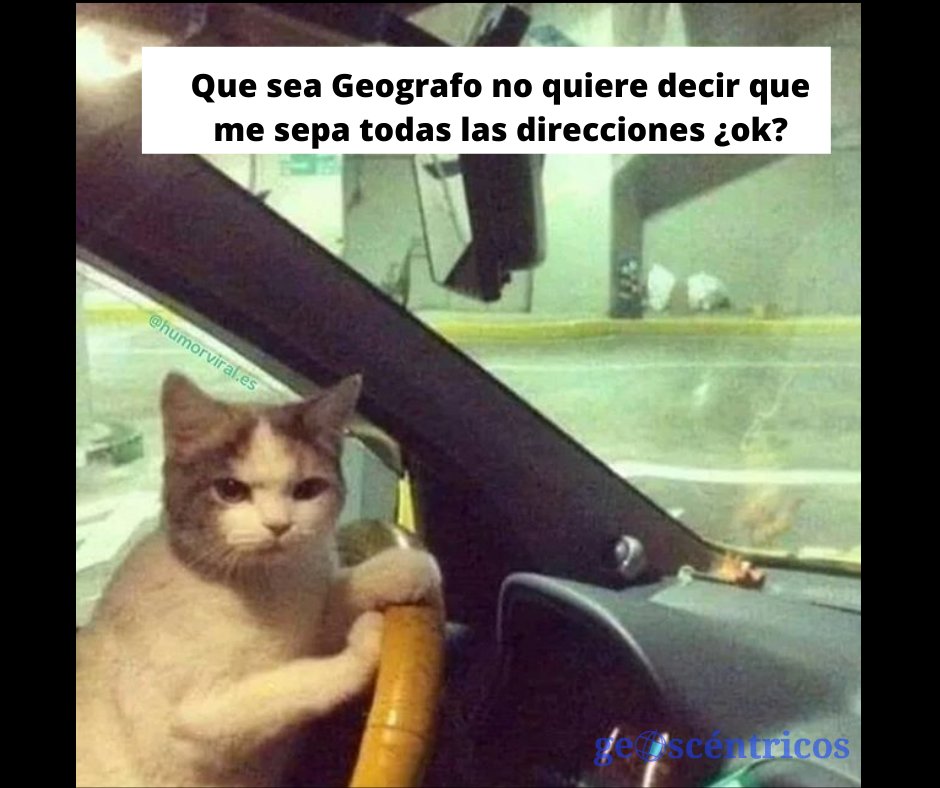 geoscentricos's tweet photo. No estaba perdido 🙄, sólo andaba explorando 😎
.
#meme #geografia
#geomeme https://t.co/bM2G9yGtAy