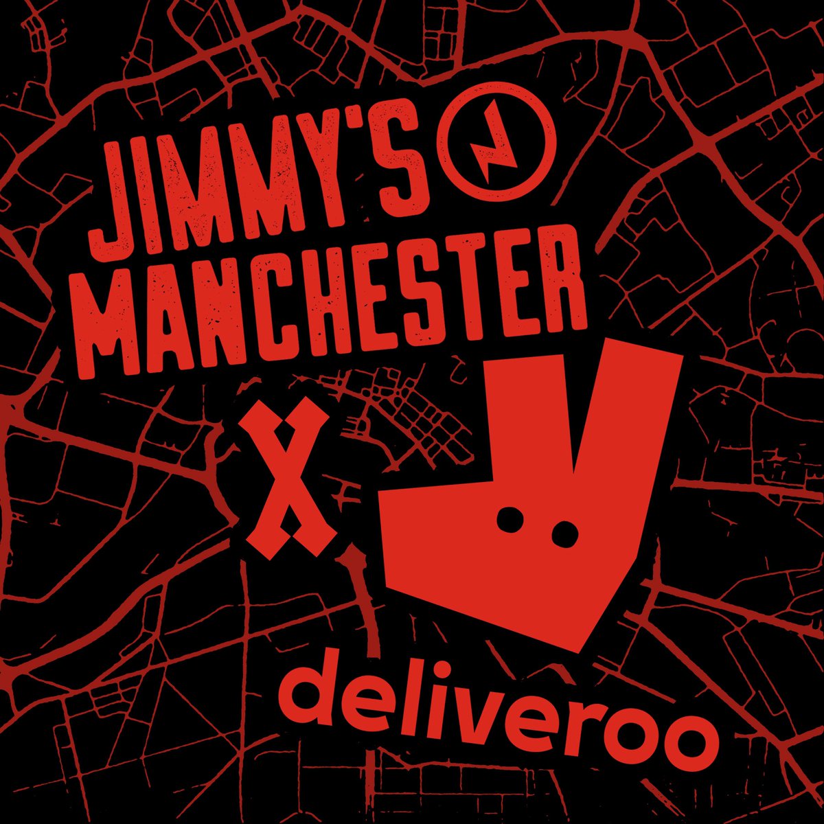 jimmysMCR's tweet photo. News of the day 🗞 We have gone live on Deliveroo in Manchester City centre 🔥🌱🍔🍟🍺🍪 https://t.co/veZPGrrslq