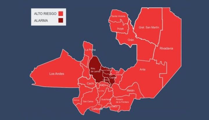 #CORONAVIRUS | En Salta: 19 departamentos con alto riesgo epidemiológico y cuatro con alarma sanitaria
bit.ly/3qoHXa9
