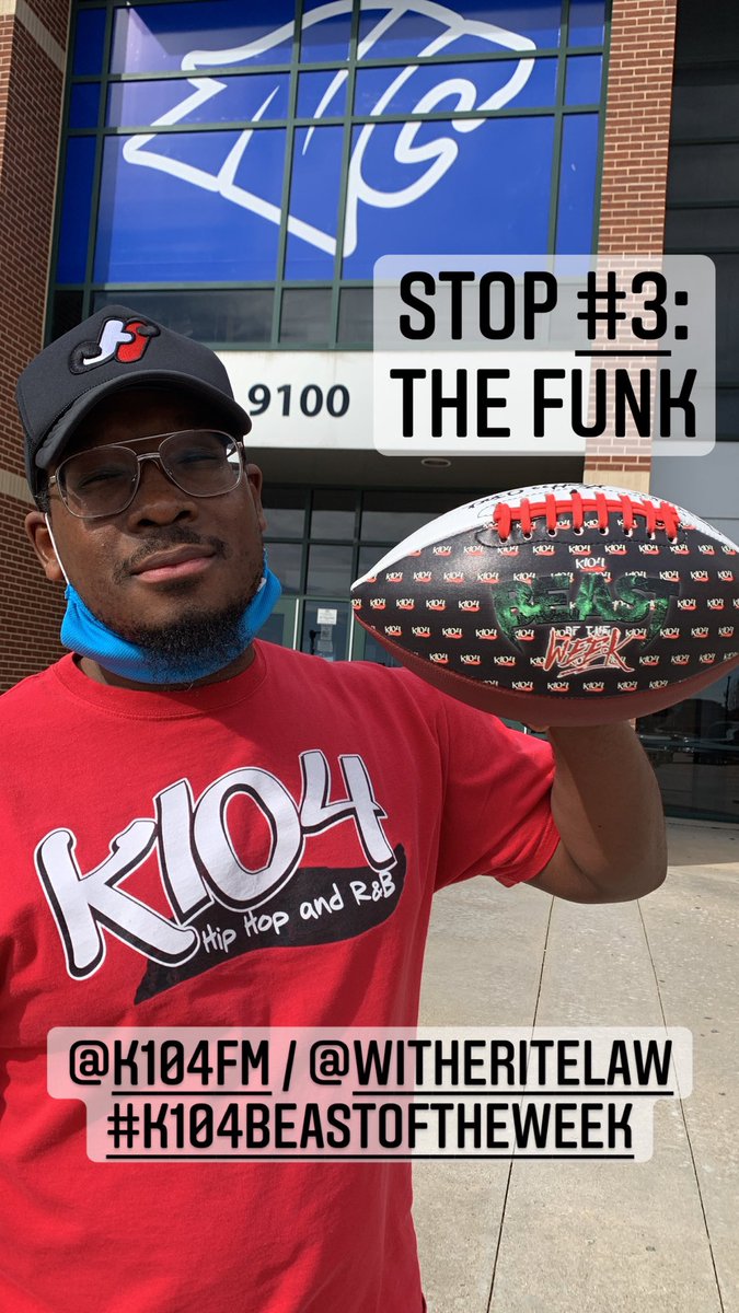 RonMurrayJr's tweet photo. #K104BeastOfTheWeek
@K104FM / @WitheriteLaw
Stop #3: πThe Funk #NoCRO https://t.co/nNYMfLbk83
