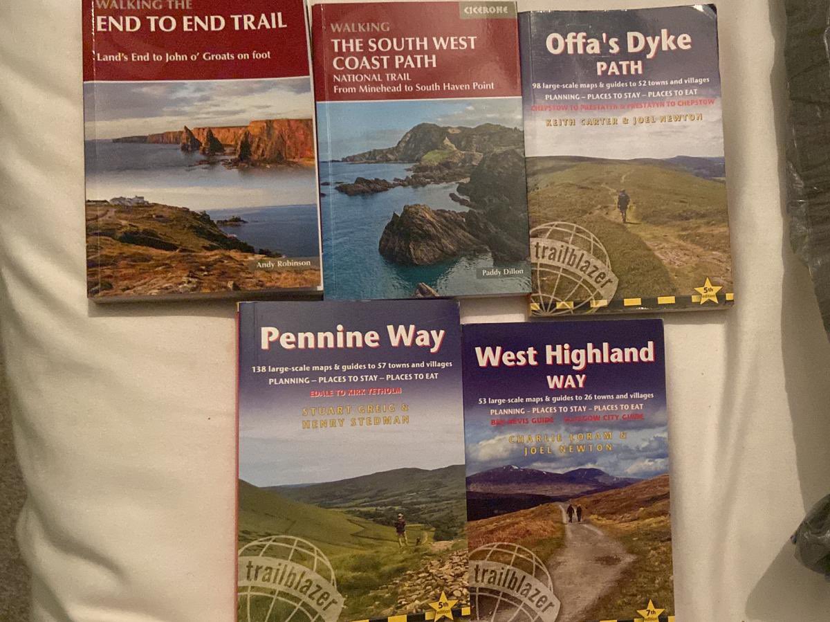 TrevsTrek's tweet photo. Ollie will only be turning his phone on at the end of each day to let us know how he’s getting on as he is limited to phone charge. These are the books he’ll be using to find his way…

Please donate and share his journey🙏🏼

https://t.co/3SWBEay6Y8

#trevstrek
#LATCHWales
#LATCH https://t.co/pvPctN6yNj