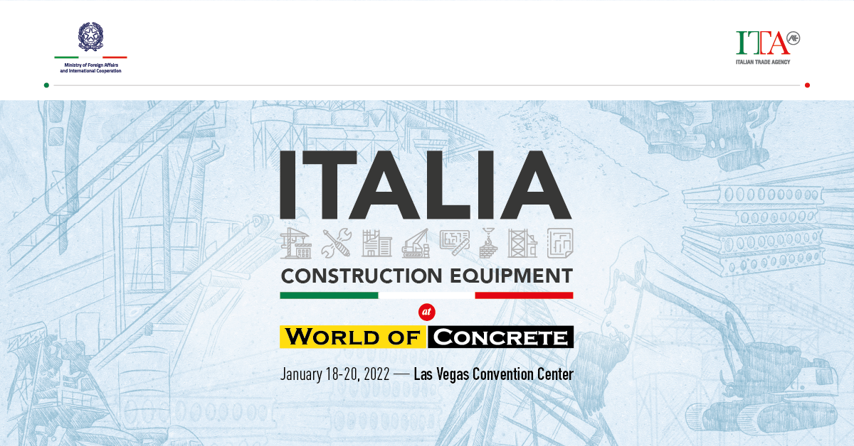 ITAHouston_'s tweet photo. Italy's back to #Vegas! Next week @ITAHouston_ will bring  to @WorldofConcrete a delegation of 12 industry-leading companies in the field of Construction Equipment. The ITA Pavilion will be located Central Hall Booth C5377, C5477, C5383. Come visit us! #madeinitaly #ExtraITATech https://t.co/md3ruV2m3i