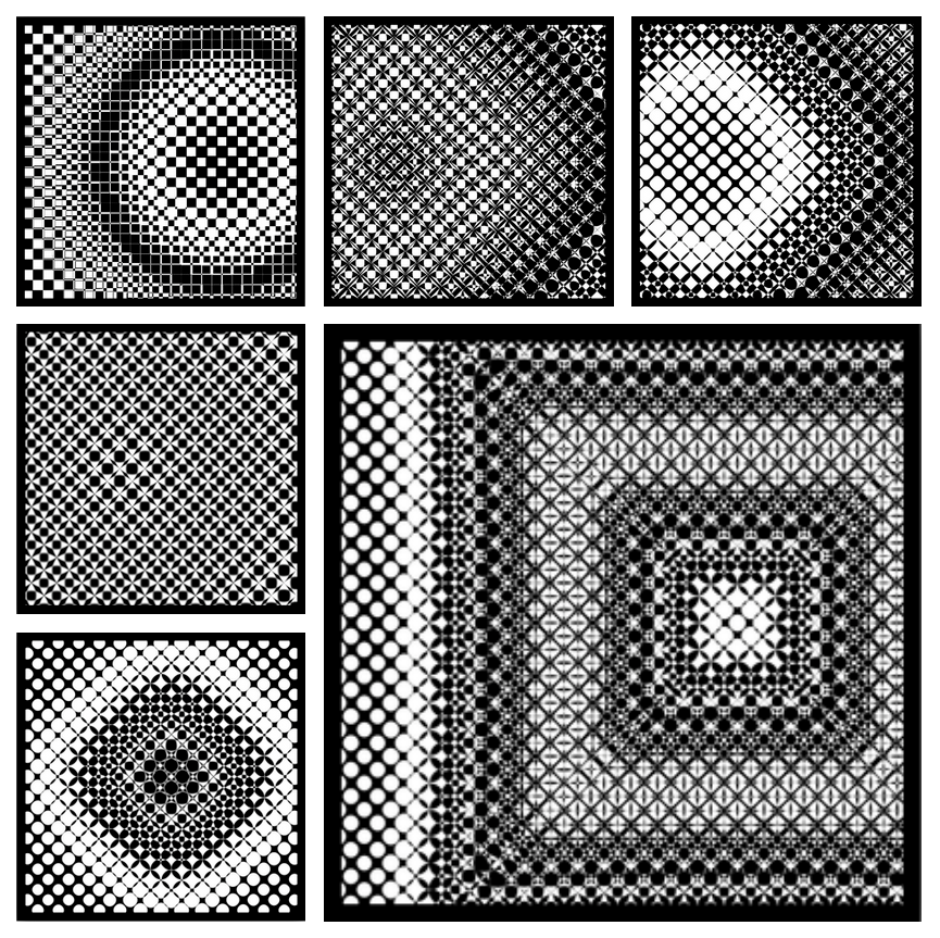 SparrowSecretz's tweet photo. Excited to do my first drop on @fx_hash_ tonight. Behold the Interdimensional Matrix! #nfts #generativeart https://t.co/DD8PkewElv