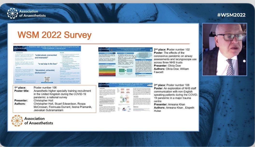 Woohoo! 🥳 we won 1st prize poster in the survey category at #WSM2022! Huge congrats to Chris Holt who presented &amp; ⁦<a href="/nualadurrant/">Nuala Durrant</a>⁩ ⁦<a href="/scotgasdoc/">Stuart Edwardson</a>⁩ ⁦<a href="/Jeevakan/">Jeevakan Subramaniam</a>⁩ &amp; Ileena Pramanik with a little help from the legendary  ⁦<a href="/dannyjnwong/">Danny Wong (黄永年)</a>⁩ and ⁦<a href="/sally_ghazali/">Sally El-Ghazali</a>⁩