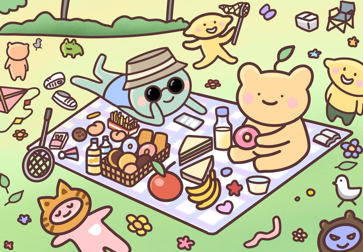 dia_krem's tweet photo. @wonderpals Picnic with #MyWonderPal s! 🌈🐸Discord: Nastiko#2138 https://t.co/x24Tio2GYH