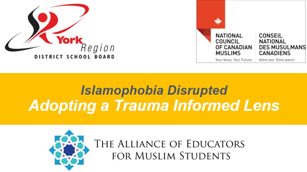 Thank you <a href="/NccmEducate/">NCCMEducate</a> for the amazing work you are doing around supporting educators with holding a trauma-informed AND healing-centered perspective when it comes to Islamophobia and its impacts.