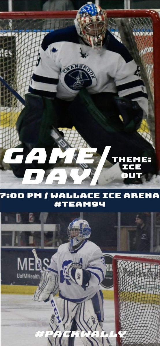 GAME DAY!!!
Get out to the Wally tonight to support the Cranes when they take on <a href="/dcchockey/">DCC HOCKEY</a> 
Puck drop is 7:15
It's gonna be an ice out!!
#AimHigh
#hoCKey
<a href="/CKChirpSquad/">CHIRPSQUAD</a> 
@AthleticsCK pic.x.com/C3hjCXU9oF