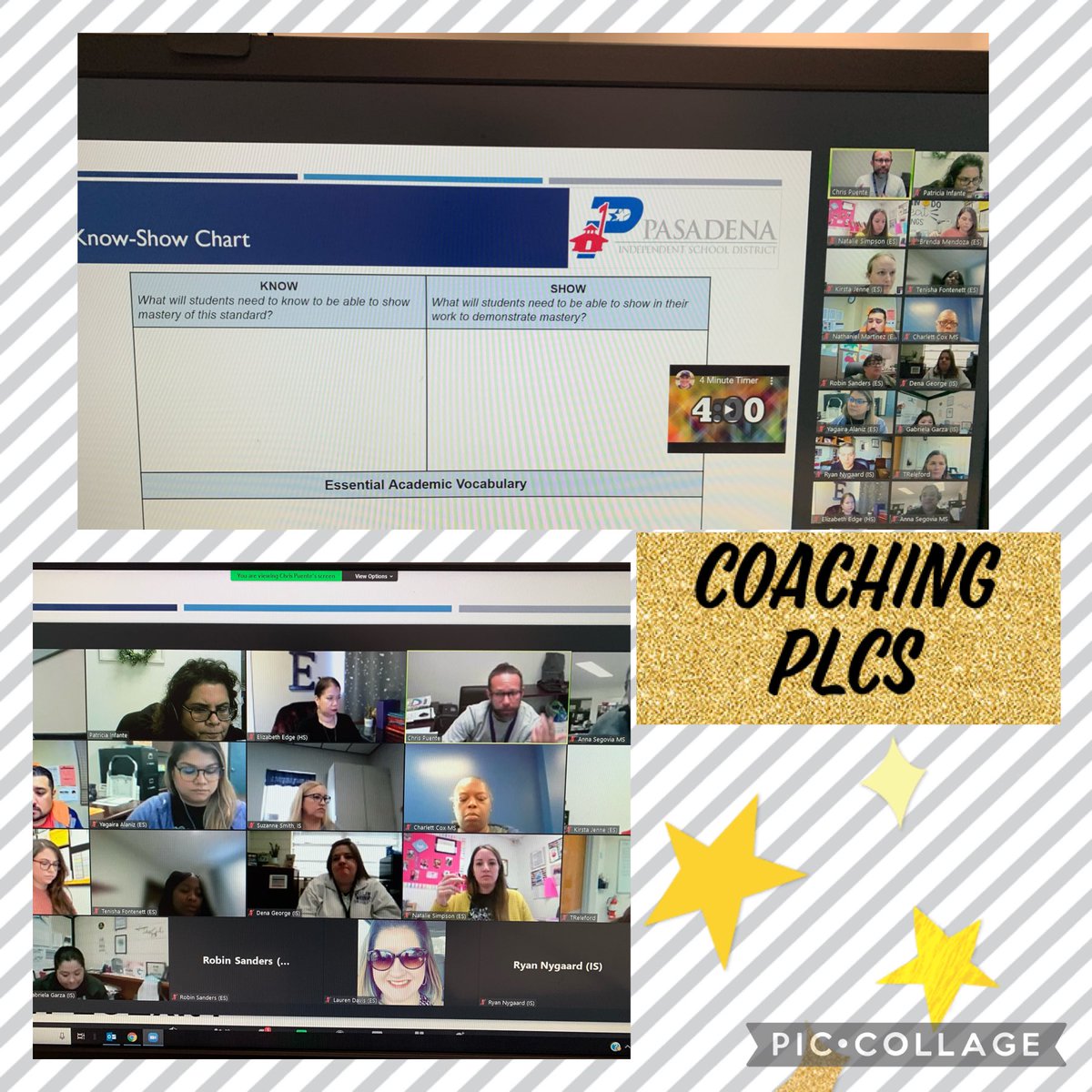 PatyInfante038's tweet photo. Today, we simulated unwrapping standards together and reviewing our common assessments. Love working with such a dedicated group of coaches. #coachingPLCs https://t.co/dPIE4eLHC3