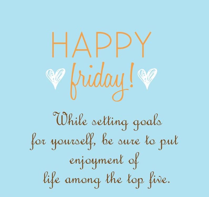 #FeelGoodFriday