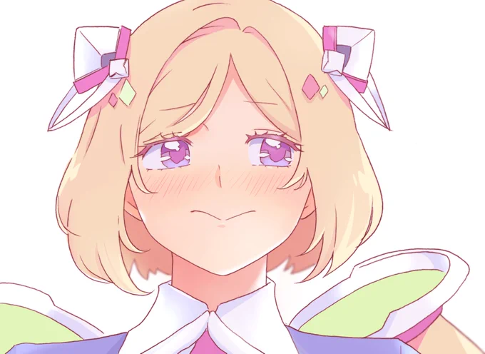 照れロゼちゃん塗った♪ #アロ絵 