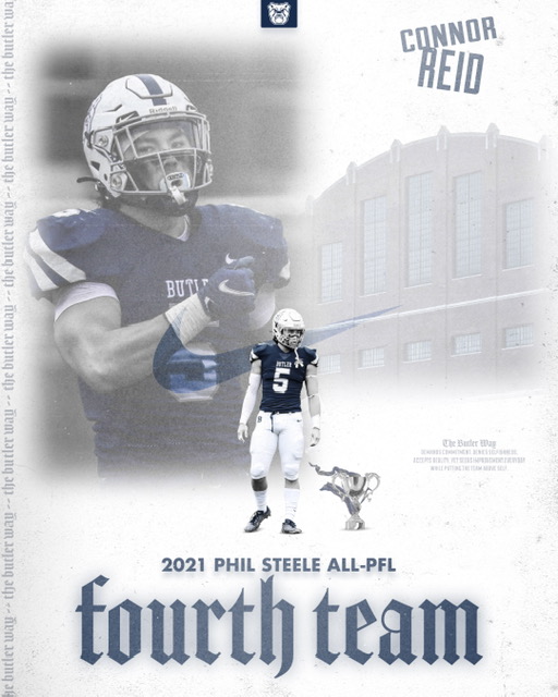 Connor Reid had a special season for BU with a team-best 78 tackles to go along with three interceptions.
(@_Connor_Reid)

#ButlerWay