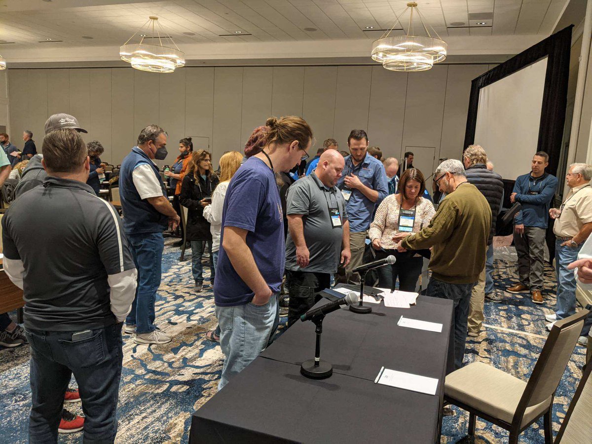 MarineFabCon's tweet photo. Marine Fabricators Conference 2022 is the perfect place to connect and network with your industry peers! Day 2 of the conference is underway. #MFC22 #networking https://t.co/XScLGkpVIa
