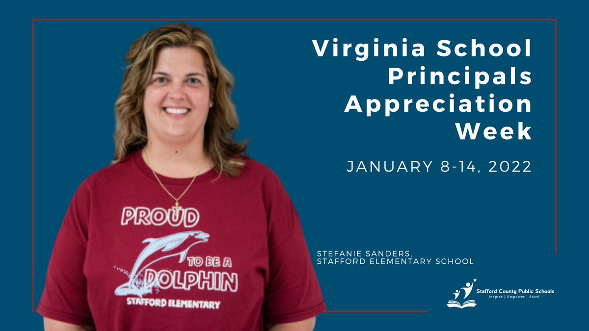SCPSchools's tweet photo. Mrs. Sanders works to ensure that the students of SES receive everything they need to be successful. She leads with the students at the forefront. Her dedication to the school and staff is appreciated!
@SEdolphins
#SEDolphins
#SCPSStrong
#VASchoolPrincipalsAppreciationWeek https://t.co/rS1mO2ZPg0