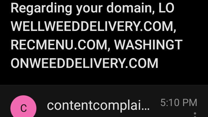 RiseDelivery's tweet photo. GoDaddy recently seized some of our assets in my opinion you can go f**k yourself c**ks**kers. Once remaining assets are safely transferred going to contribute to their bad reputation SEO style. https://t.co/tH2rM7M8my