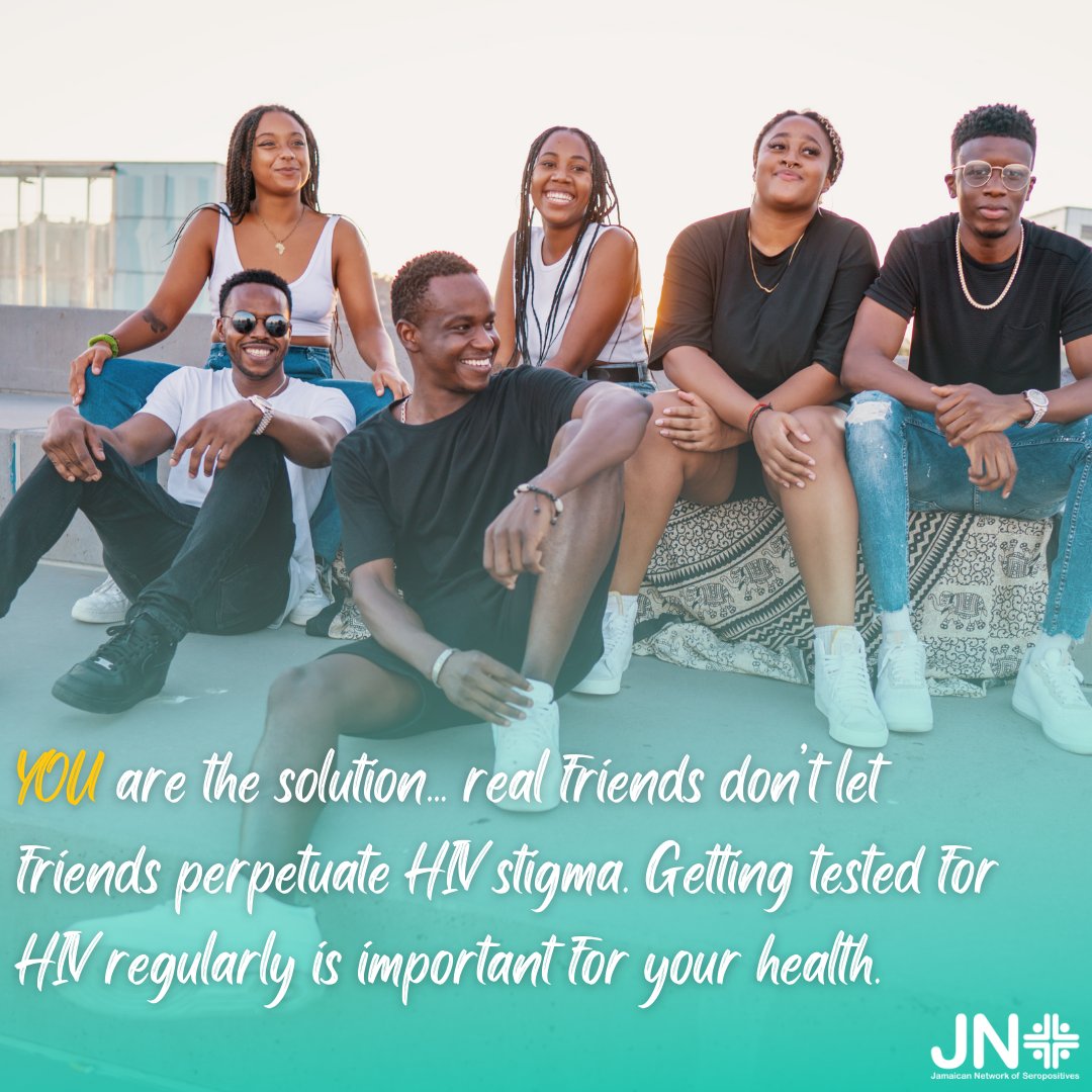 myjnplus's tweet photo. Make HIV testing a part of your health routine. Knowing your HIV status is powerful information! HIV testing can help you and the people you care about stay healthy. Take time this month to encourage someone to take an HIV test.

#KnowYuhStatus https://t.co/TZCqs3Iuwc