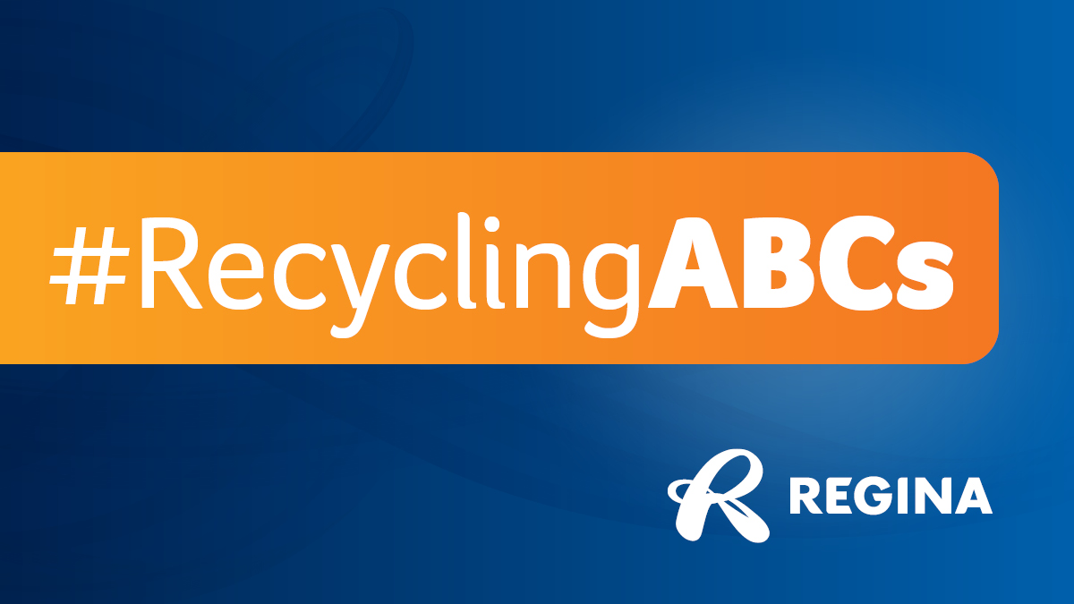 CityofRegina's tweet photo. For the next few weeks we will be reviewing the basis of #RecyclingABCs. Scroll through to learn how each item should be discarded. https://t.co/4kODcFFpvG