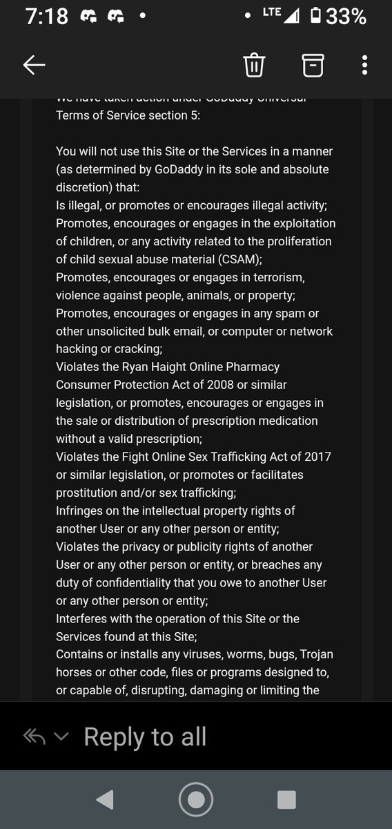 RiseDelivery's tweet photo. GoDaddy recently seized some of our assets in my opinion you can go f**k yourself c**ks**kers. Once remaining assets are safely transferred going to contribute to their bad reputation SEO style. https://t.co/tH2rM7M8my