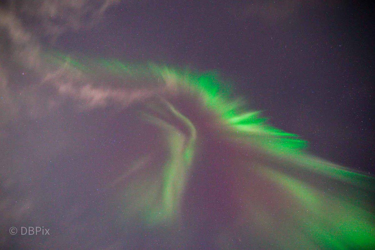 A brief gap in the #clouds and almost a full #Corona of #Aurora tonight in #utsjoki
<a href="/StormHour/">#StormHour</a> <a href="/chunder10/">James Rowley-Hill</a> <a href="/TamithaSkov/">Dr. Tamitha Skov</a> #northernlights #Auroraborealis #exploreutsjoki #finland #spaceweatherlive #spaceweather #explorefinland #lightsoverlapland #tood #nature #nightsky