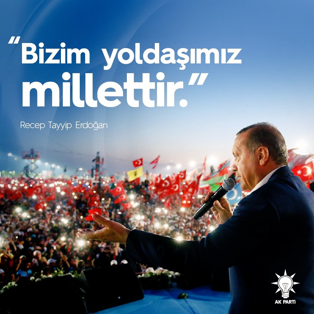 Sen bize güvendikçe Efendim biz seninle olacağız. Seni yedirmeyeceğiz. Şu an dünya üzerindeki tek değerli varlığımızsın. Hep var ol. Başgazi Komutan Cumhurbaşkanımız RECEP TAYYİP ERDOĞAN 🇹🇷🇹🇷🇹🇷🕋🕋🕋

#CumhurunReisiSeninleyiz
#BirOsmanlıEvladı