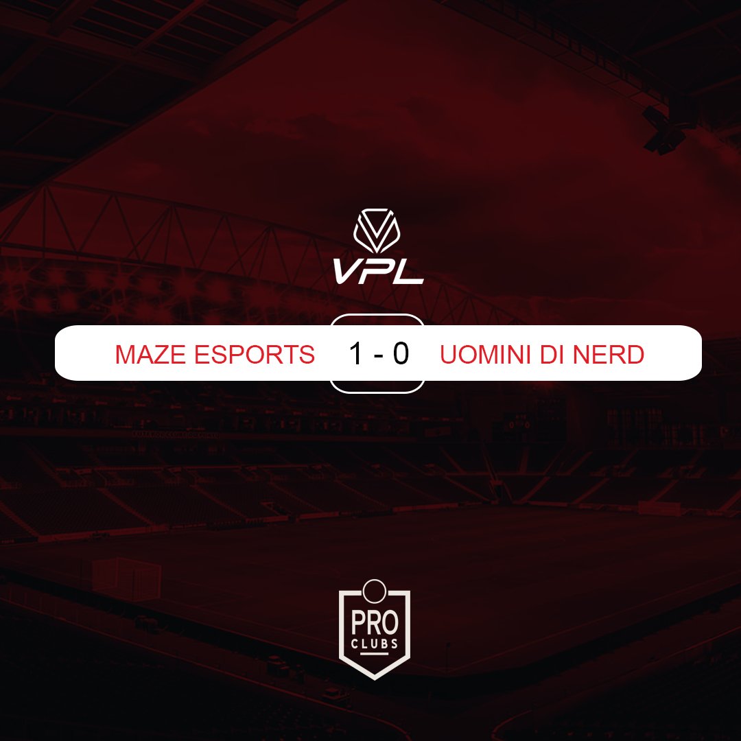 maze_italy's tweet photo. 🏆@VPLItaly
VS Uomini di Nerd 1-0 ✅

⚽
@TCastagnella 
👟
@Dano_bastacosi7 https://t.co/GHAd2lrw98