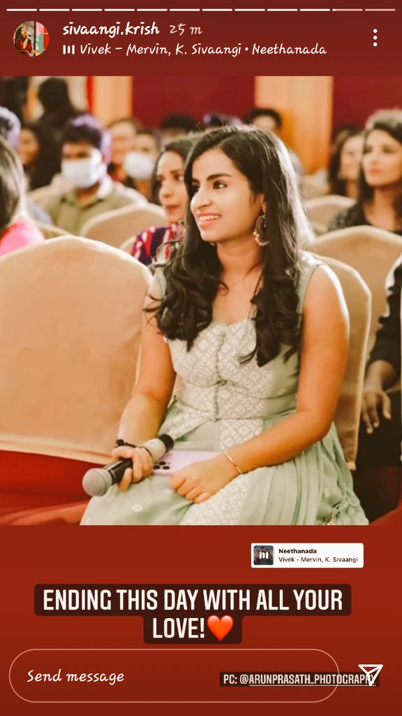 Surya_R225's tweet image. #RandomSongs

Kayalvizhiye @sivaangi_k ♥️