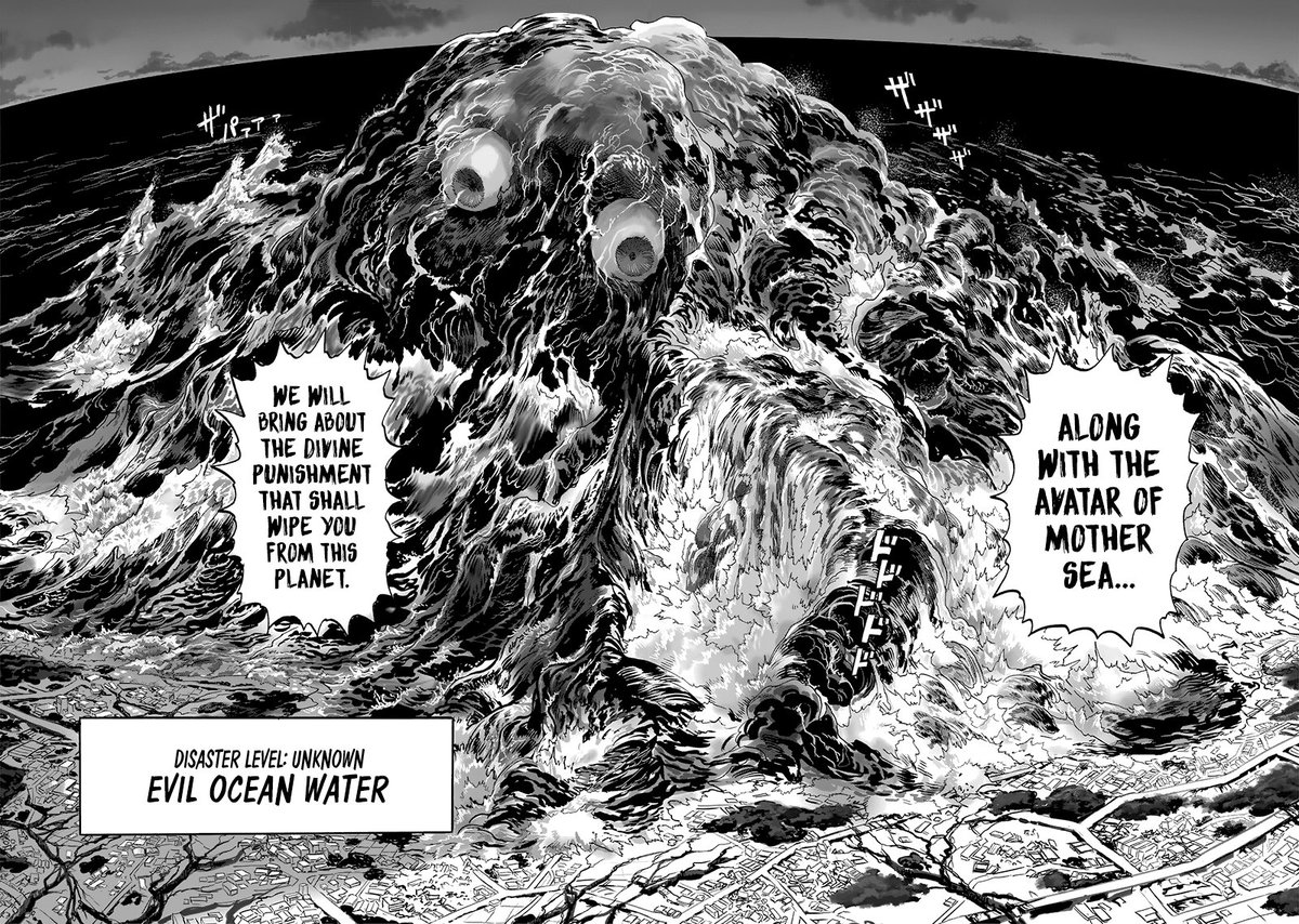 MangaCharge's tweet photo. So #OnePunchMan155 is possibly one of the most cinematic chapters of #manga ever produced
So many insanely huge, and cataclysmic things are all occurring simultaneously. The art is godlike. And the direction of #OnePunchMan is insane
What an absolutely incredible chapter https://t.co/kYbsfeW1DC
