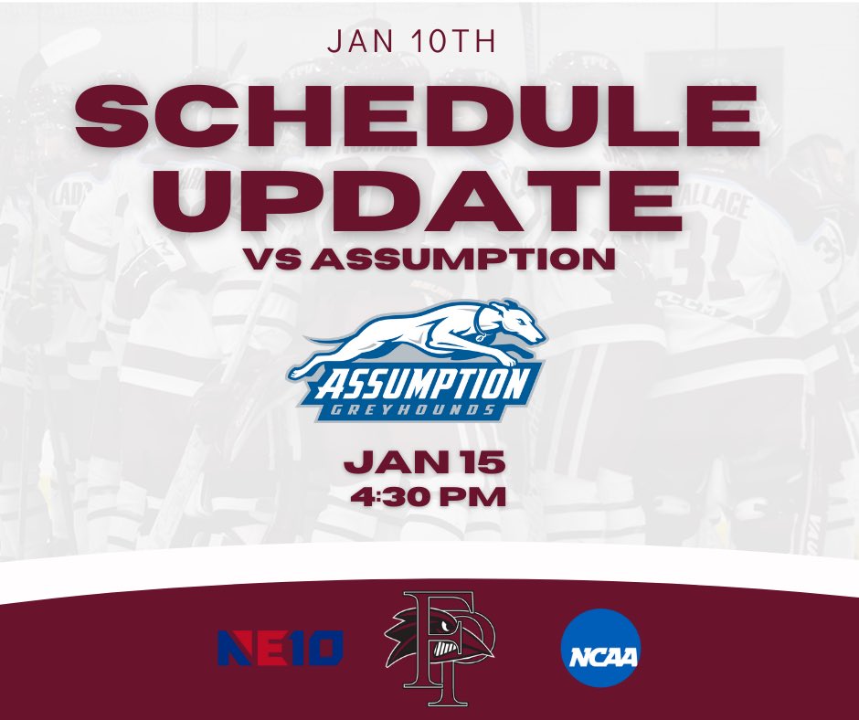 UPDATE: This weekends games versus @smc_mens_hockey have been postponed due to COVID-19 Protocols. The Ravens will now host <a href="/assumptionmhky/">Assumption University Men's Ice Hockey</a> on Saturday.
#RavenNation