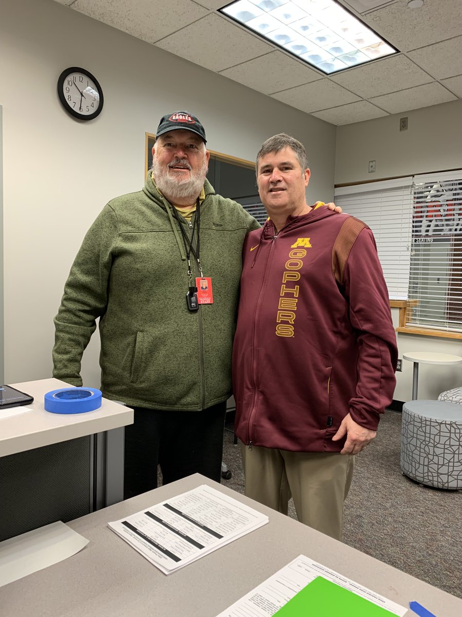 Kirk Ciarrocca (@kirkciarrocca) on Twitter photo Appreciate legendary coach Mike Grant sitting down and talking some football today at Eden Prairie HS!  
#RTB
#SkiUMah
#MNblitz Appreciate legendary coach Mike Grant sitting down and talking some football today at Eden Prairie HS!  
#RTB
#SkiUMah
#MNblitz